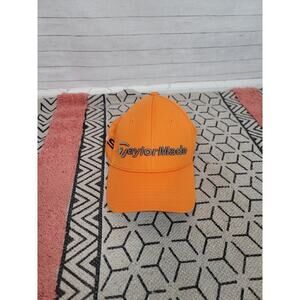 TaylorMade M1 PSi Adjustable Hat in Bright Orange, One Size Fits All